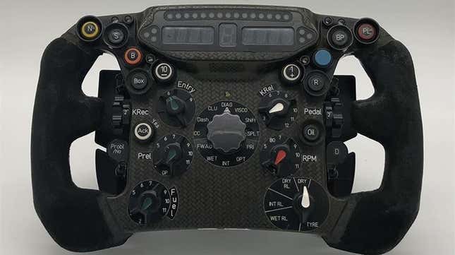 Image for article titled This Formula One Steering Wheel Is an Absolute Steal at $11,295