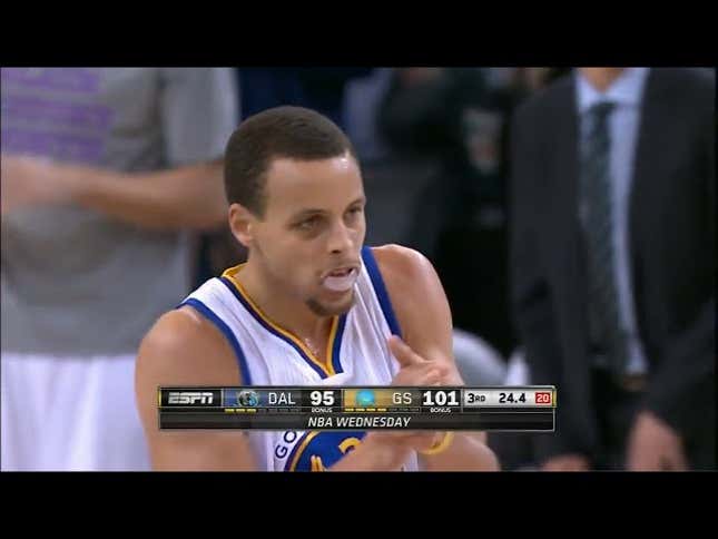 Steph Curry Has A Steph Curry Game