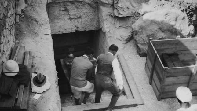 Image for article titled What Will They Find in This Sarcophagus They're Opening Live on TV?