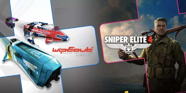 Image for article titled Sniper Elite 4 And Wipeout Omega Collection Are August&#39;s PlayStation Plus Games