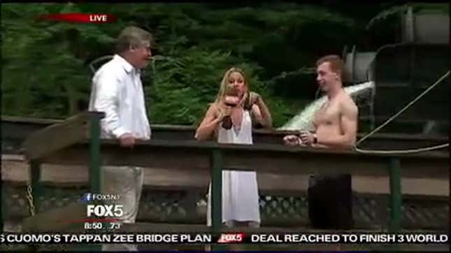 <em>Good Day New York</em> Anchor Gets Horny Over His Female Colleague's Body