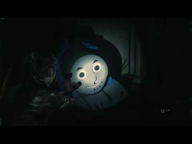 Oh No, It's<i> Thomas The Tank Engine</i> In <i>Resident Evil 2 </i>