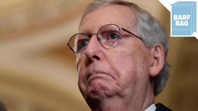 Image for article titled Join Me in a Thought Exercise About Being Married to Mitch McConnell