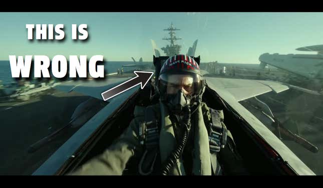 Image for article titled Here Are All the Screw Ups in the Top Gun: Maverick Trailer Already