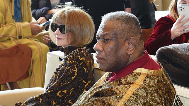 Anna Wintour and André Leon Talley attend S by Serena Spring 2020 Collection Reveal during NYFW: The Shows on Feb. 12, 2020, in New York City.