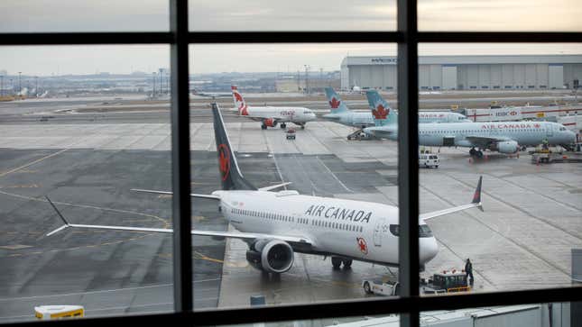 Image for article titled Air Canada Still Trying to Figure Out How a Passenger Got Left on Parked Plane