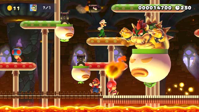 Image for article titled Mario Maker 2 Player Finds Useful Trick For Making Randomized Levels