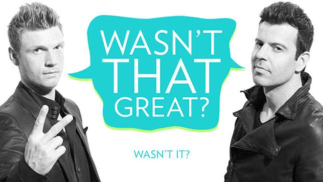 Image for article titled Bad, Bad, Bad, Older Boys: An Evening with Nick Carter & Jordan Knight