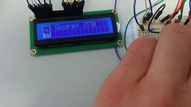 Tetris, Running On A Tiny LCD