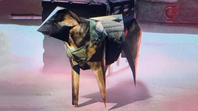 Image for article titled The Low Poly Dog From Modern Warfare Is Perfect