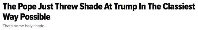 Image for article titled If I Have to Read About One More Person Throwing Shade at Trump I'm Going to Die