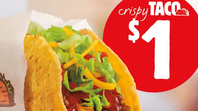 Image for article titled Do we trust Burger King to make an adequate $1 taco?