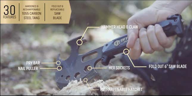 Off Grid Tools Survival Axe | $30 | Amazon