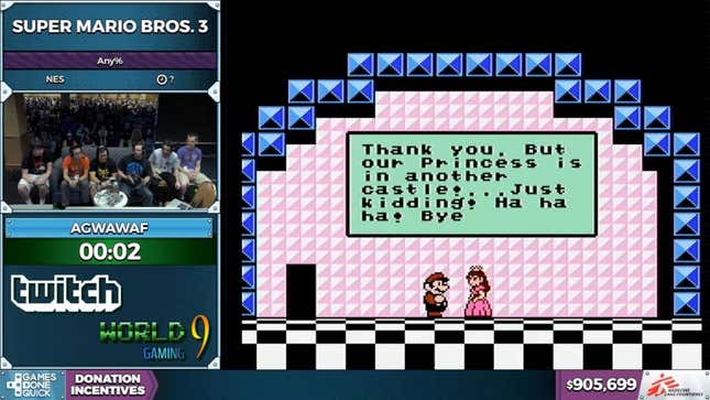 Robot Finishes <i>Super Mario Bros. 3</i> In Two Seconds