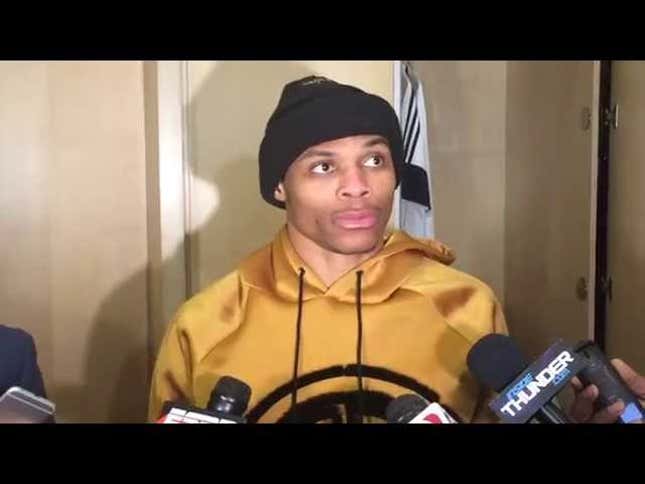 What's Going On With Russell Westbrook And The Media?