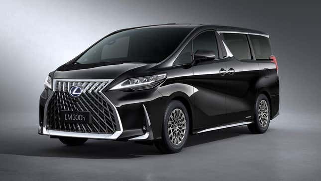 Image for article titled This Lexus LM Minivan Might Be the Ugliest Thing I&#39;ve Ever Seen and it&#39;s Beautiful