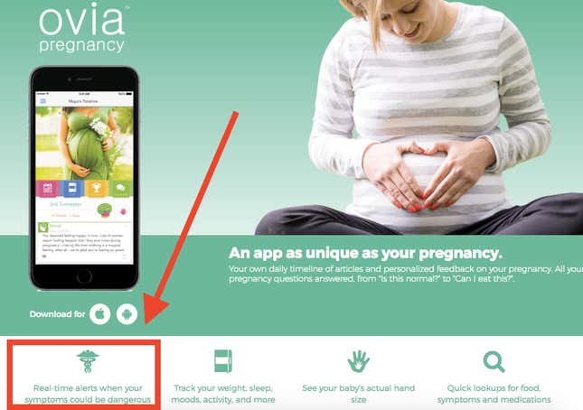 From Ovia’s website