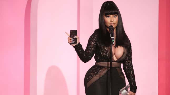 Image for article titled Nicki Minaj Also Thinks She Shouldn't Tweet
