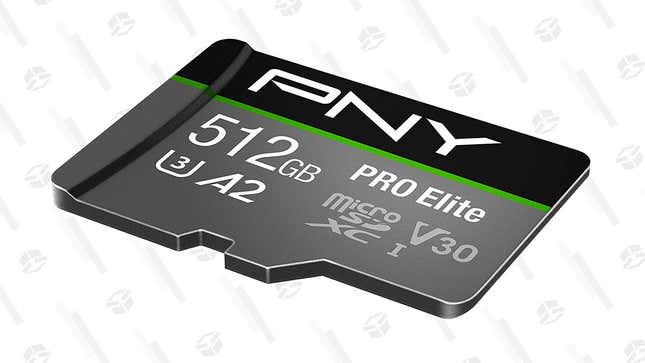 PNY Elite Pro 512GB microSDXC Card | $80 | Amazon