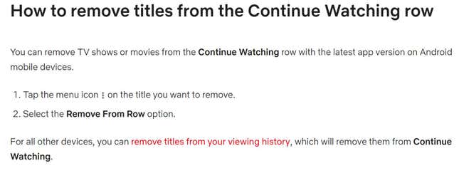 How to Remove Shows From Netflix s Continue Watching Row on Android