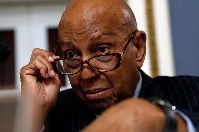 Rep. Alcee Hastings (D-Fla.) speaks during a House Rules Committee hearing on the impeachment against President Donald Trump on December 17, 2019 in Washington, DC. 