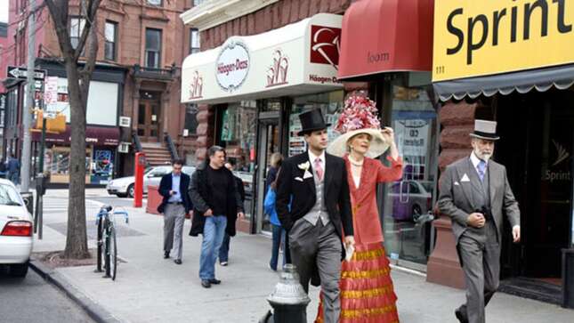 Incoming aristocrats are easily spotted by their distinctive dress and taste for chamber music.