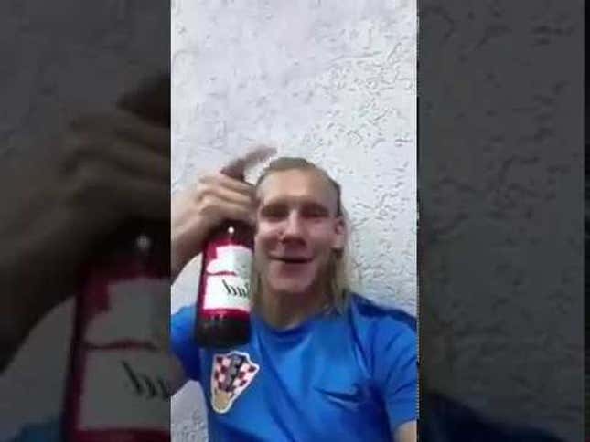 Croatian Defender Domagoj Vida Is In Some Hot Water After Shouting Pro-Ukraine Slogans In A Pair Of Videos