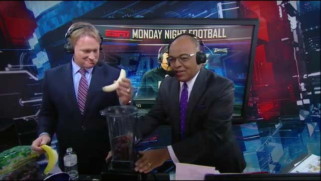 One Of The Weirdest Moments Ever On <em>Monday Night Football</em>, Made Weirder