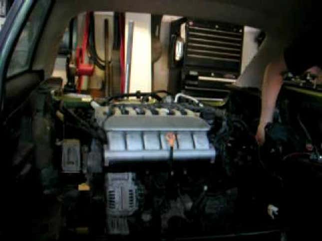 This Guy 'Fixed' His Volkswagen Scirocco By Making It A Mid-Engine VR6