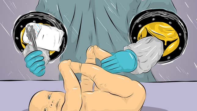 Image for article titled A Squeamish New Dad&#39;s Guide To Diapers