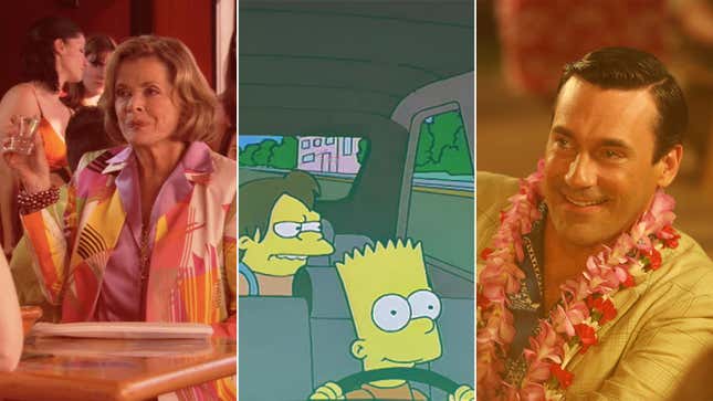 Screenshot: Arrested Development; Screenshot: The Simpsons; Photo: Michael Yarish/AMC 