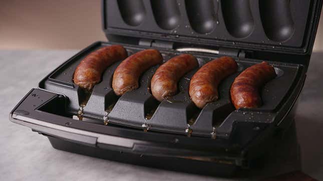 Johnsonville Sizzling Sausage Grill | $40 | Amazon