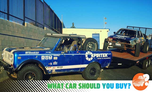 Image for article titled I Need An Affordable SUV To Tow My Track Car! What Should I Buy?