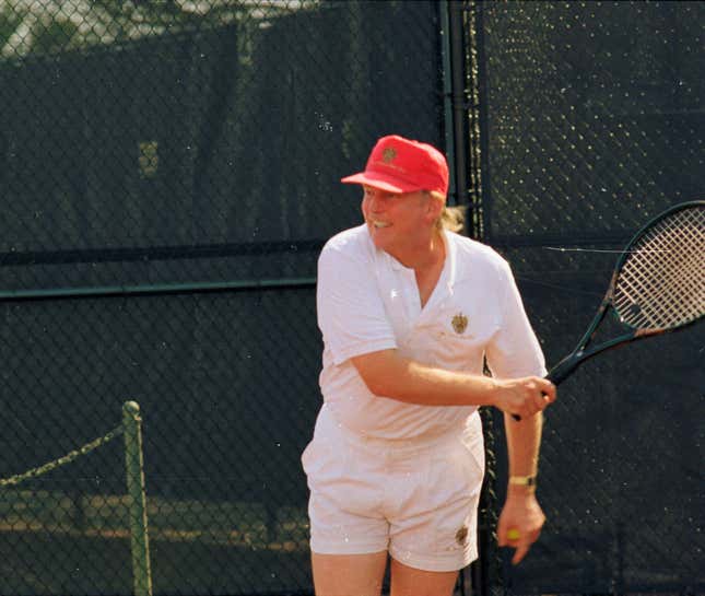 Image for article titled Melania Breaks Ground on White House Tennis Pavilion in Subtle Erotic Exercise