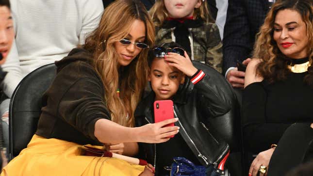 Image for article titled A Big Hello to Blue Ivy, Star of Tina Knowles's Mother's Day Video