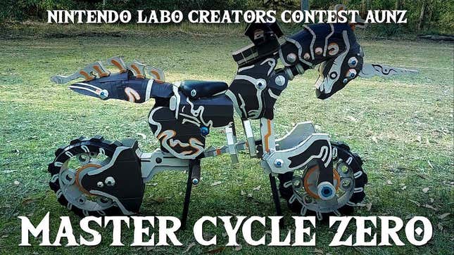 A 1:1 Scale <i>Zelda </i>Bike For Nintendo Labo