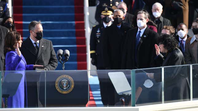Image for article titled Vice President Kamala Harris Just Made History