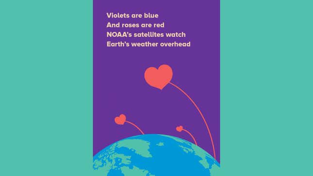 Image for article titled Make Your Loved One Swoon With NOAA&#39;s Adorable Satellite-Themed Valentines