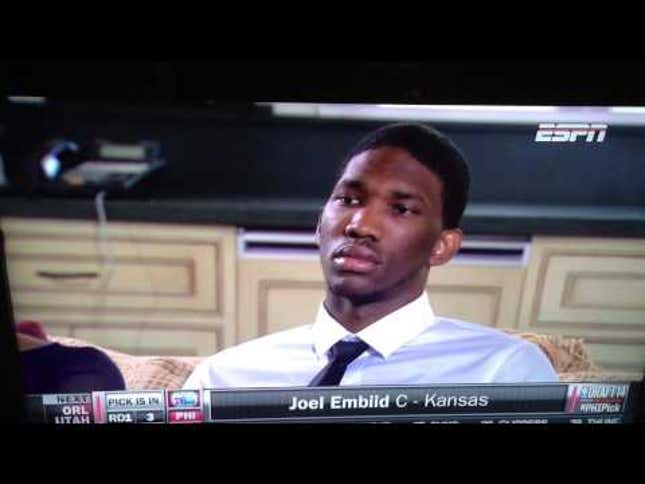 Joel Embiid Was Clearly On A Satellite Delay, But This Is Still Amusing