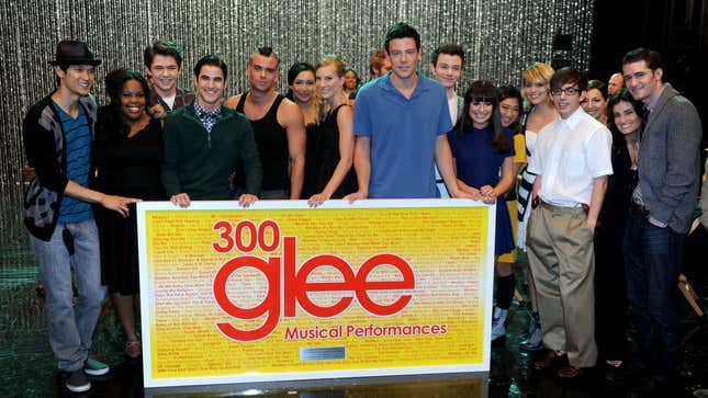 The cast of Glee in 2011