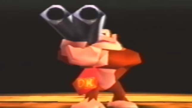 Donkey Kong 64 Originally Had A Realistic Shotgun, Horrifying