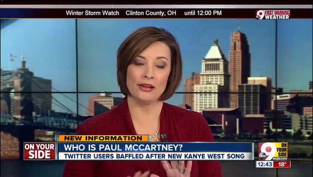 The "Who Is Paul McCartney?" Meme Is Now Infecting TV News