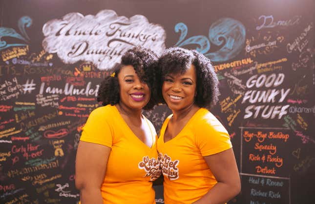 The team at Uncle Funky’s Daughter, a Houston-bred hair brand.