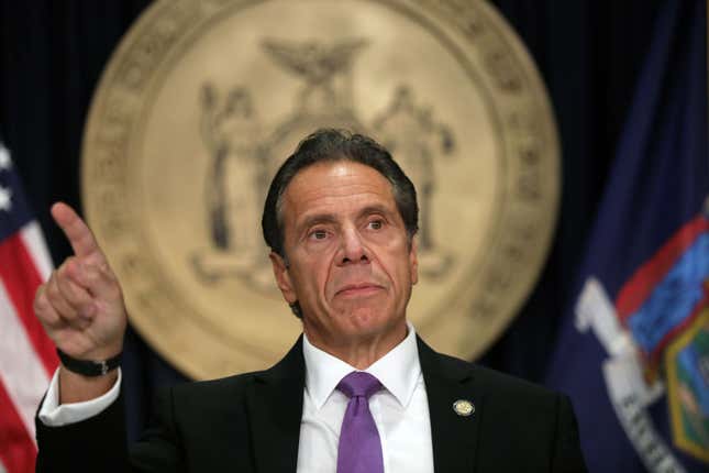 Image for article titled Andrew Cuomo Vows Not to Leave Office Because He’s a Toxic Man