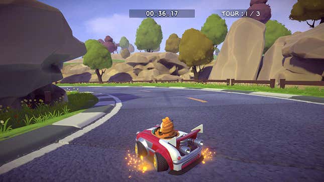 Image for article titled I Wish To Inform You That Another Garfield Kart Has Been Made