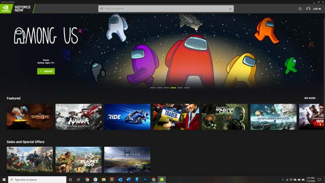 You can now play GeForce NOW games through the Safari browser