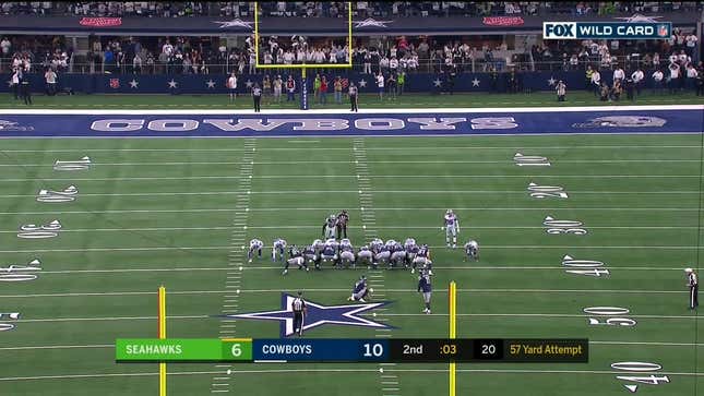 The Seahawks Will Have To Finish Out A Playoff Game Without A Kicker
