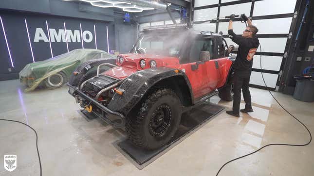 Image for article titled Watch This Mud-Encrusted Baja 1000 Winner Get Professionally Detailed