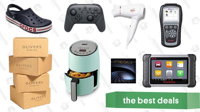 Image for article titled Thursday&#39;s Best Deals: DASH Air Fryer, Autel Car Tools, Mountain Hardwear, and More