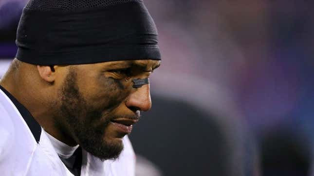 Image for article titled Ray Lewis Crying Over Embarrassing Spectacle He&#39;s Become